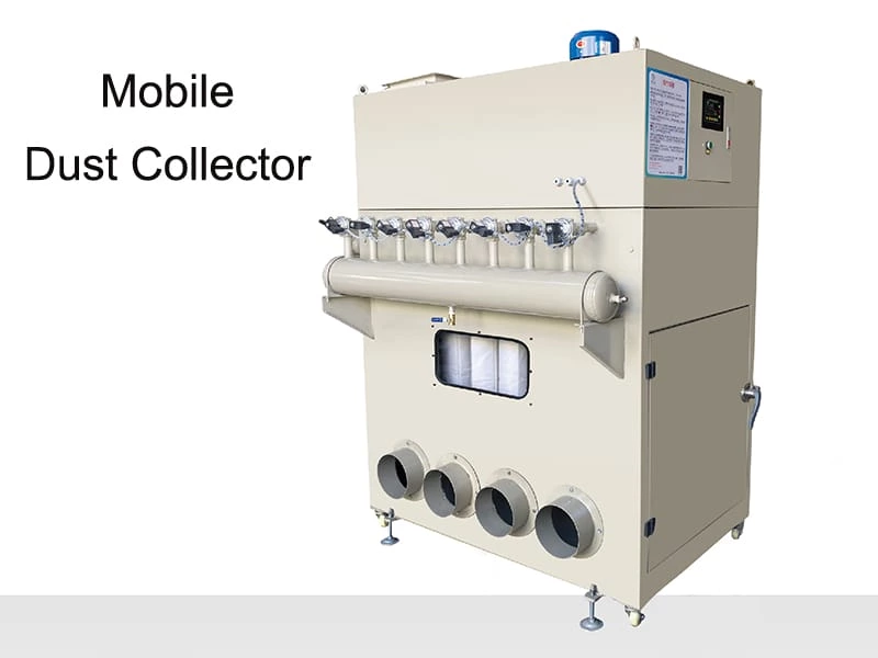 Mobile Dust Collector For Small Grinding And Polishing Machine