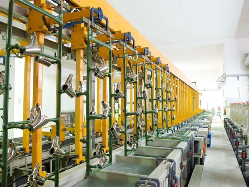 Maquinaria de galvanoplastia automática de elevación vertical circular personalizada