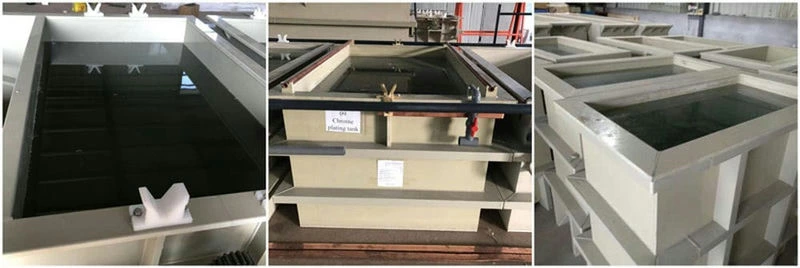 Tanque de galvanoplastia para zinc/cobre/cromo/tanque de niquelado