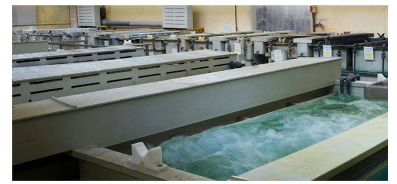Tanque de galvanoplastia para zinc/cobre/cromo/tanque de niquelado