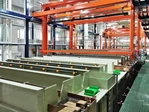 Full Automatic Gantry Type Rack Electroplating Line For Copper Nickel Chromium Plating