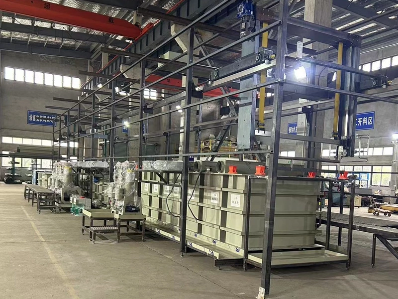 Máquina para revestimiento de cobre