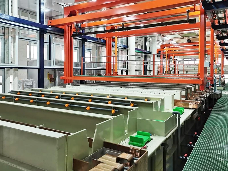 máquina de enchapado en rack