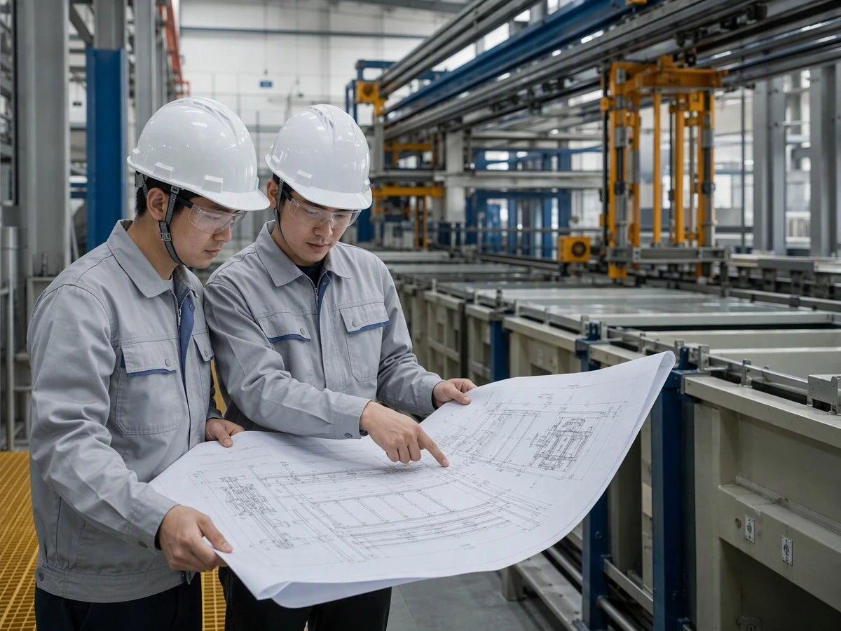 electroplating line factory inspection meeting