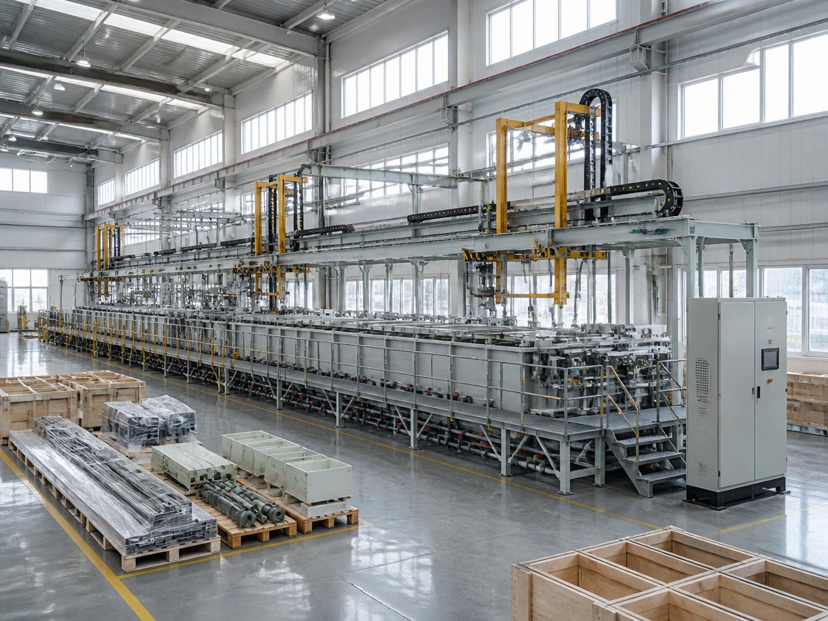 completed automatic electroplating production line