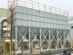 Installed centralized industrial baghouse dust collector