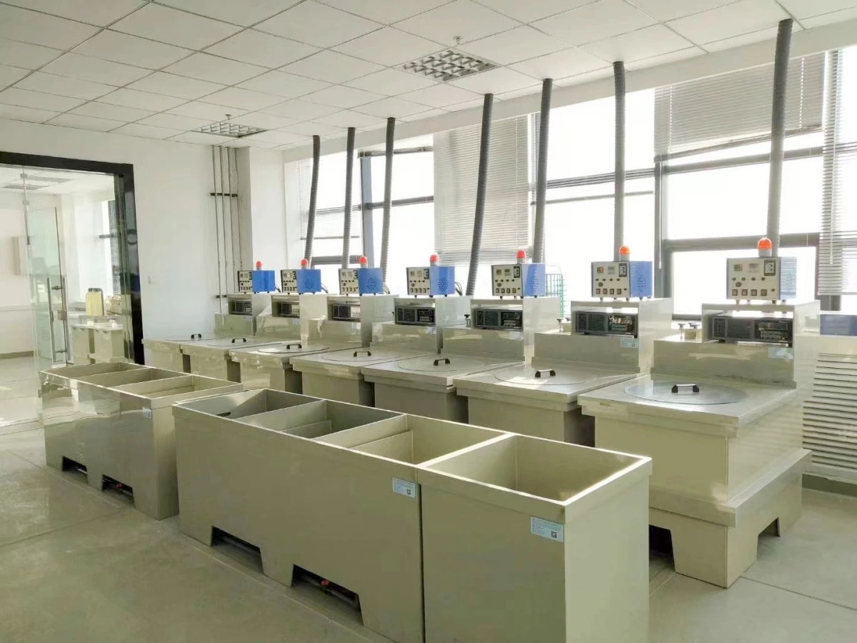 Electroplating rectifier connected to a rack plating line